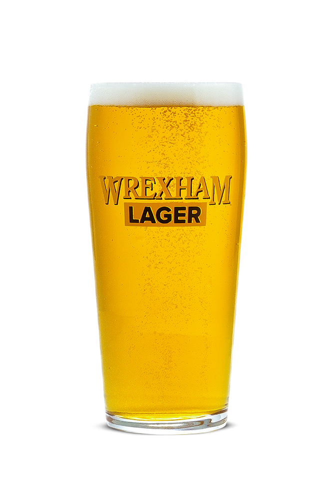 Wrexham Lager Pint Glass
