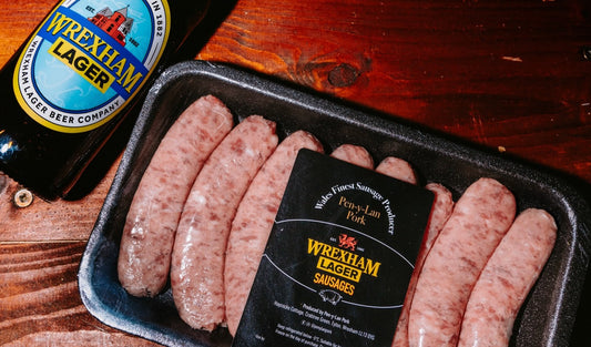 The Ultimate Collab - Wrexham Lager and Pen-y-Lan Pork