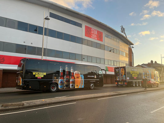 Look out for the Wrexham Lager Bus