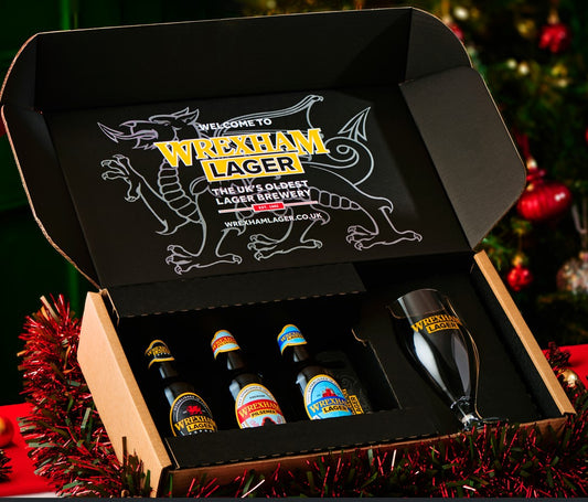 Wrexham Lager Beer Gift Set