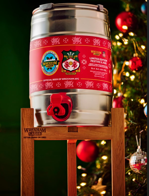 Wrexham AFC Festive 5L Mini Keg