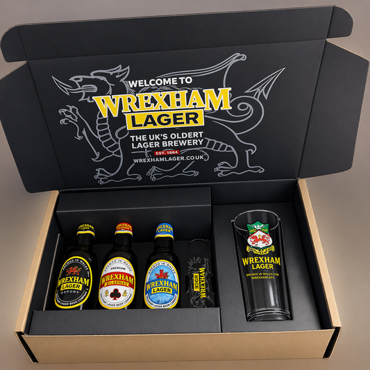 WAFC Wrexham Lager Beer Gift Set