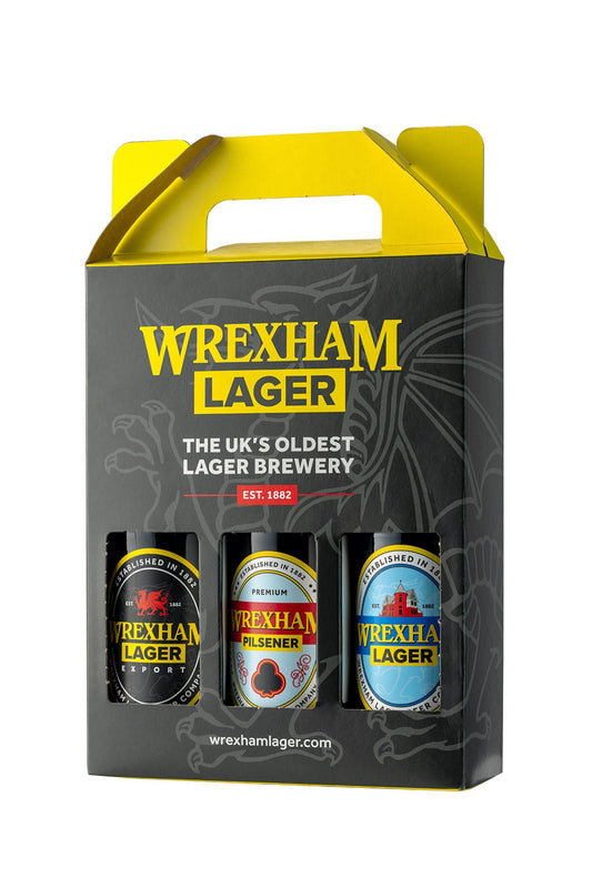 Wrexham Lager 3 Bottle Gift Pack