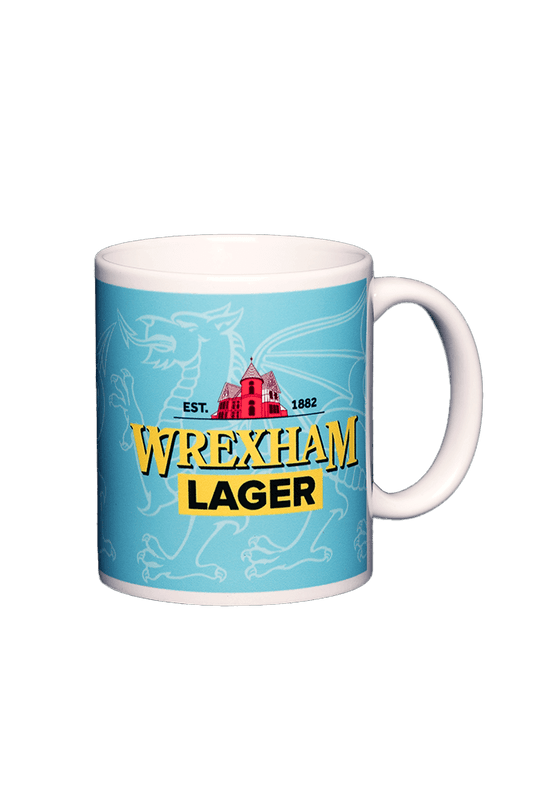 Wrexham Lager Blue Mug
