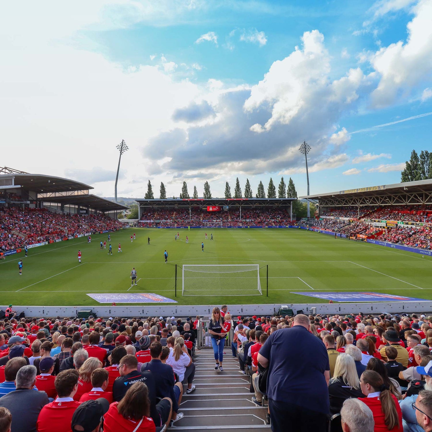 Wrexham AFC view from the terrace