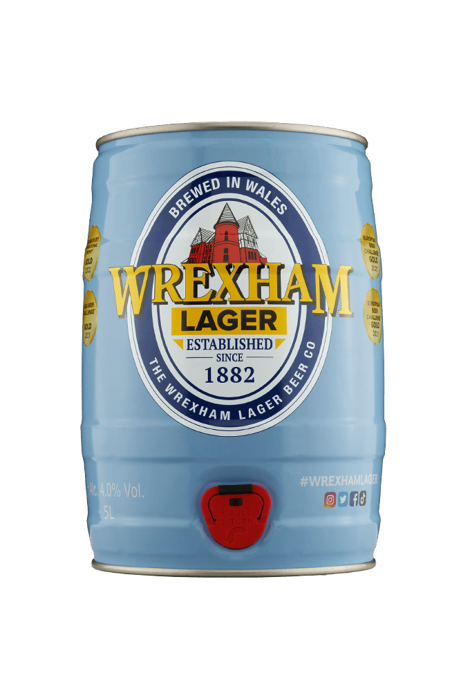 Wrexham Lager 5L keg