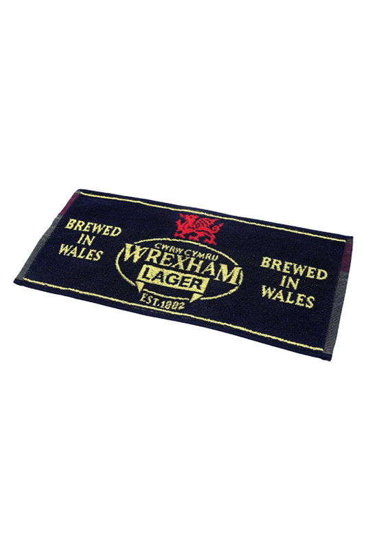 Wrexham Lager beer towel