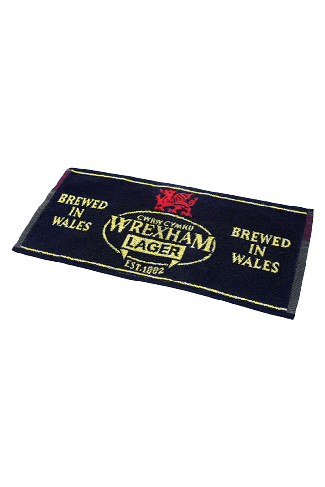 Wrexham Lager beer towel