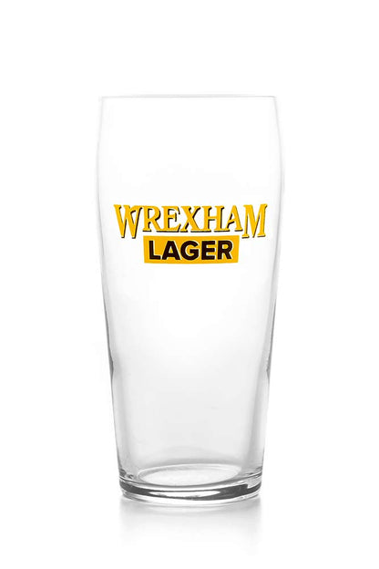 Wrexham Lager Pint Glass