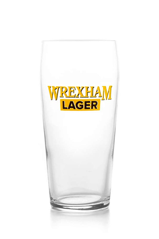 Wrexham Lager Pint Glass