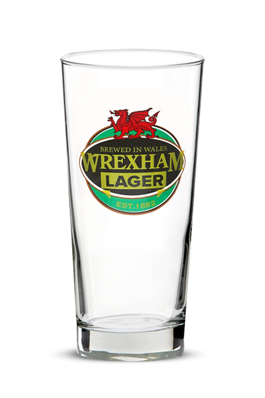 Wrexham Lager Pint Glass