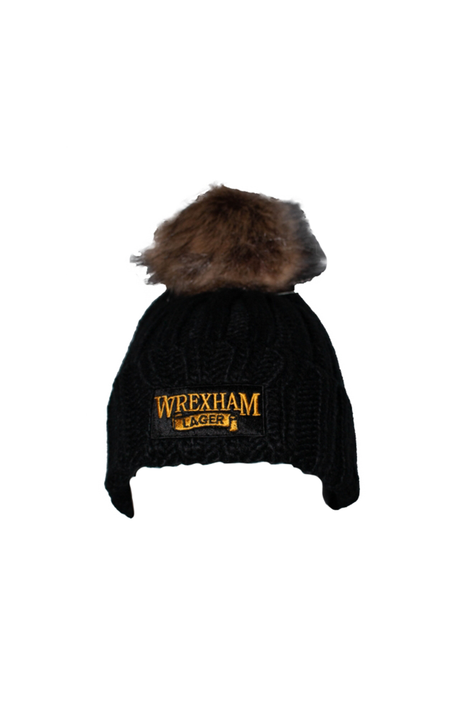 Wrexham Lager Winter Bobble Hat